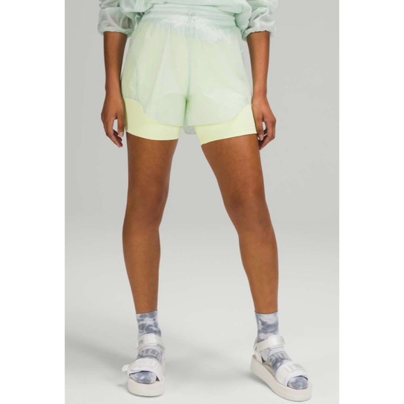 lululemon athletica Pants - LULULEMON Ocean Air Step Out Layering Shorts
